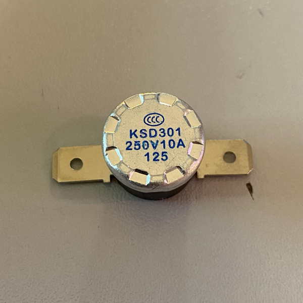 KSD301 125*C 250V 10A NC Термостат нормально замкнутый - купить с ...