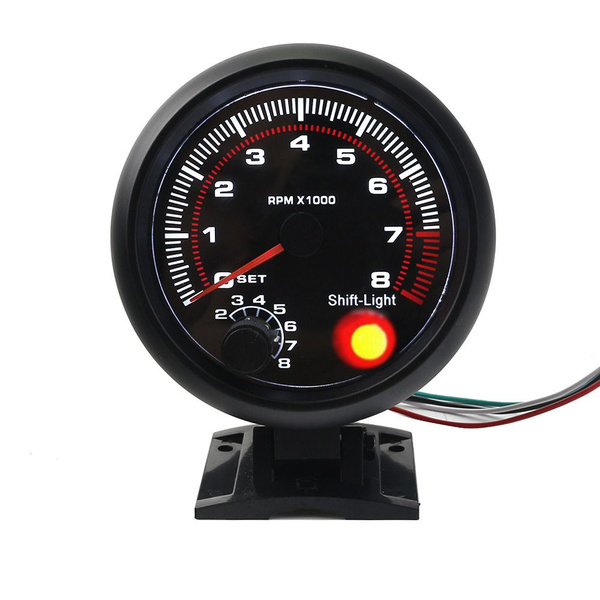 12V Тахометр для автомобиля,0-8000,чернить - купить по выгодным ценам в ...