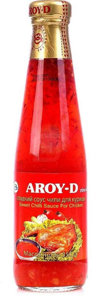 Соус СЛАДКИЙ ЧИЛИ ДЛЯ КУРИЦЫ "AROY-D" 350 г. - купить с доставкой по ...
