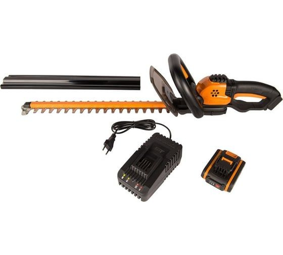 Аккумуляторный кусторез WORX 20 В, АКБ 2 А*ч и ЗУ WG261E - купить по ...