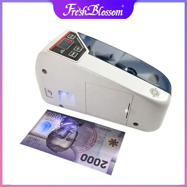 Счетчик банкнот, купюр, денег портативный автоматический с дисплеем ...