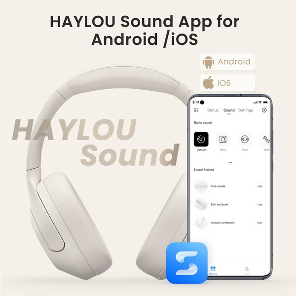 Характеристики Haylou Наушники беспроводные с микрофоном Haylou S35 ANC ...