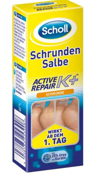 Scholl Крем для удаления трещин на пятках 60 мл (Германия) - купить с ...