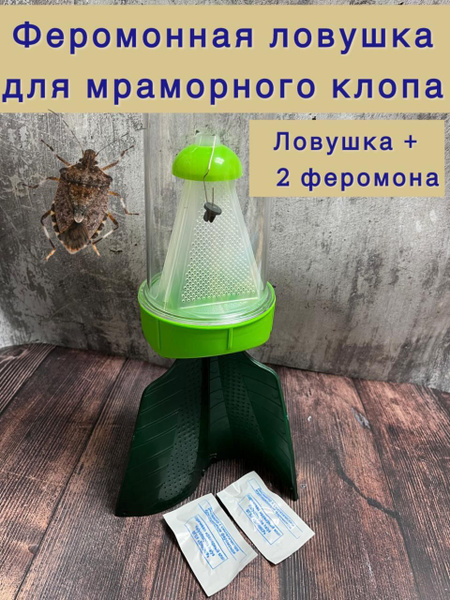 Феромонная многоразовая ловушка для мраморного клопа, комплект корпус ...