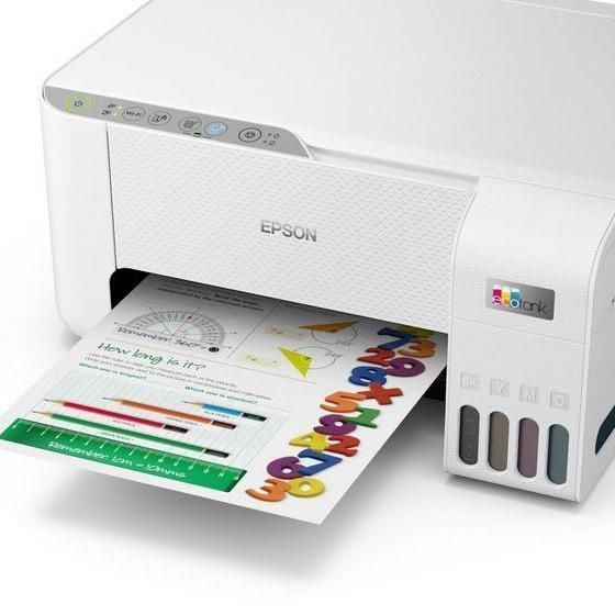 Принтер струйный Epson L3256_, белый купить на OZON по низкой цене ...