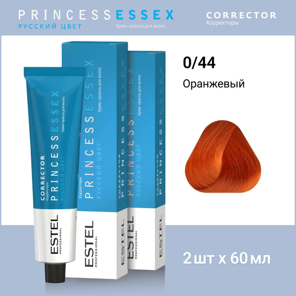 ESTEL PROFESSIONAL Крем-краска PRINCESS ESSEX Correct для окрашивания ...