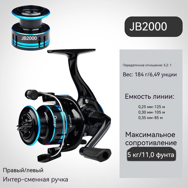 Катушка с леской Катушки для проволоки, серия 2000 XGAO JB2000/JR2000 ...