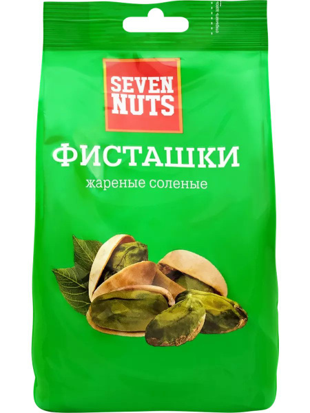 Фисташки SEVEN NUTS жареные соленые, 150г - купить с доставкой по ...