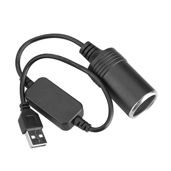 USB к 12V автомобильный адаптер - черный - купить с доставкой по ...