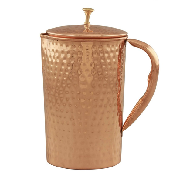 Shekhor Медный кувшин Хамер № 6 для настаивания воды Индия Шехор Copper ...