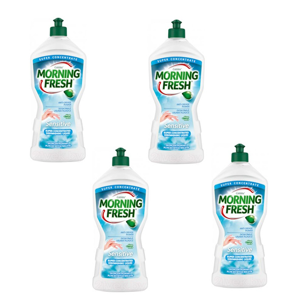 Средство для мытья посуды Morning Fresh Sensitive Aloe, 4 шт по 450 мл ...