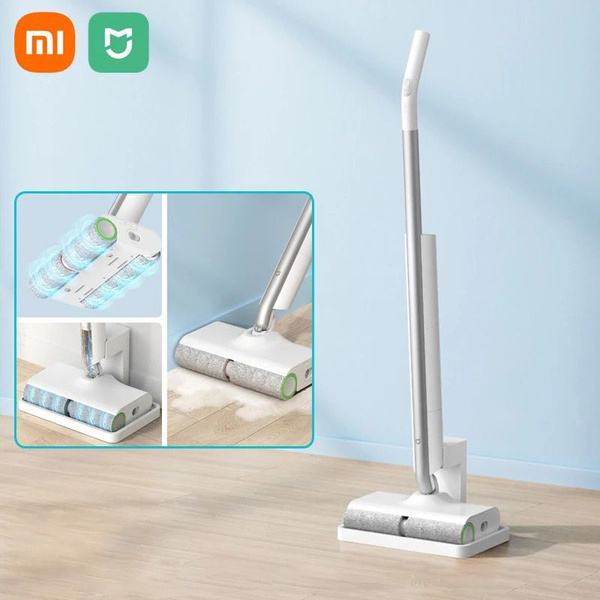 Xiaomi Электрошвабра Xiaomi Mijia Беспроводная швабра с двумя щетками ...