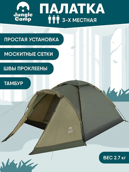 Палатка 3-местная Командор 3х-местная Ottawa 3 - купить по выгодной ...