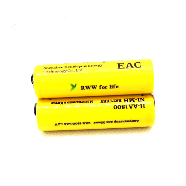Аккумулятор для Moser 2AA-1800 mAh 2.4V 1 шт - купить с доставкой по ...