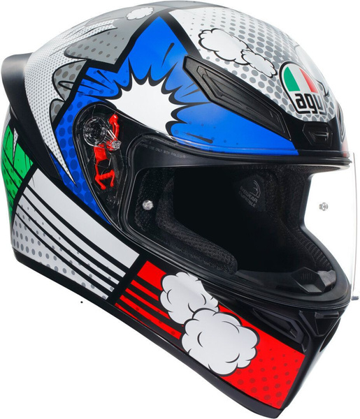 Мотошлем интеграл AGV K1 S E2206 Bang Matt Italy/Blue, XXL купить на ...