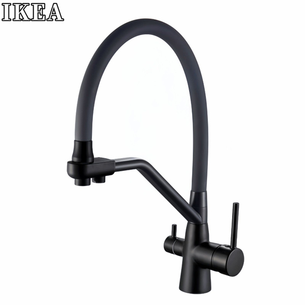 Смеситель для кухни IKEA с фильтром и краном для питьевой воды с гибкой ...