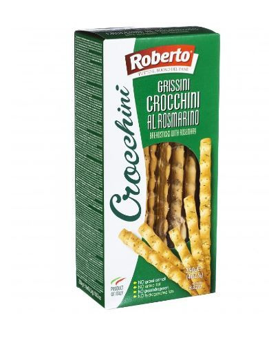 Хлебные палочки Roberto Гриссини кроккини с розмарином, 250г - купить с ...