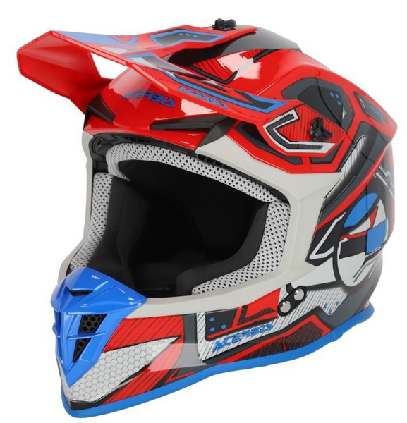 Кроссовый шлем ACERBIS LINEAR 22-06 Red/Blue, размер XXL - купить с ...