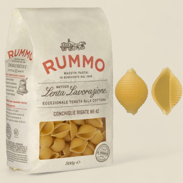 Макароны Кончилье Ригате ракушки № 42 Rummo паста для фаршировки из ...