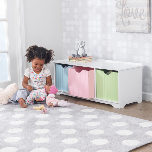 Скамья с ящичками для хранения "Storage Bench Pastel" купить на OZON по ...