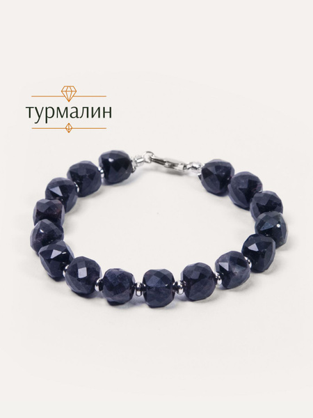 Браслет из натуральных камней Side черный турмалин купить на OZON по ...