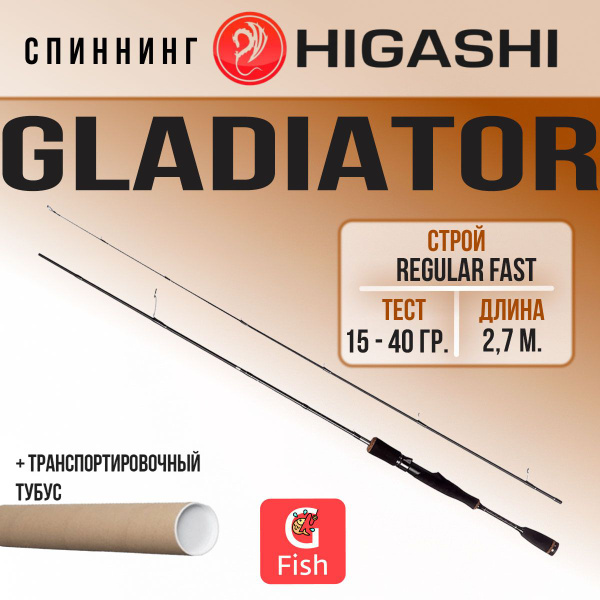 Спиннинг HIGASHI Gladiator, от 15 гр купить по выгодным ценам в ...