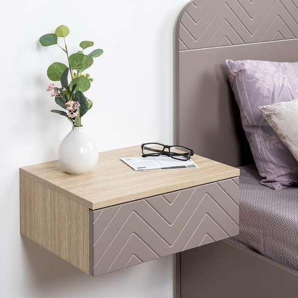 Тумба прикроватная Моби Амьен 16.08, 87.5x34.7x16.6 см - купить по ...