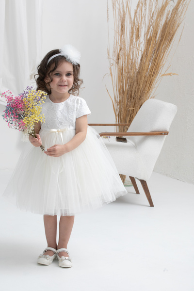 Платье для малышей праздничное вечернее с бантиком, Девочки, На любой ...