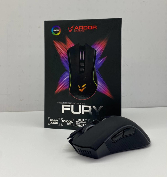 Мышь ARDOR GAMING беспроводная/проводная Fury ARDW-FURY3325-BK черный ...