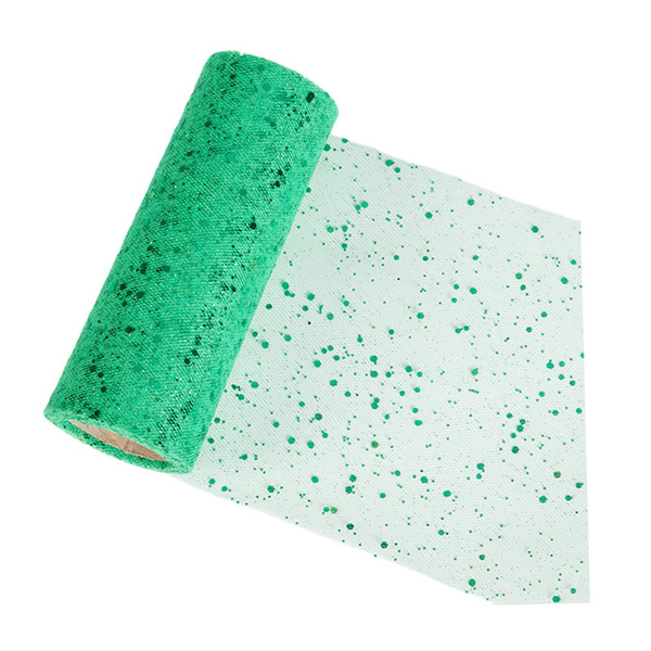 10-ярдовая сетчатая лента из блестящей тюлевой ленты Длина 10 ярдов ...