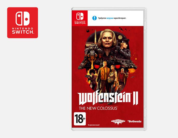 Игра Wolfenstein II: The New Colossus (Nintendo Switch, Русская версия ...