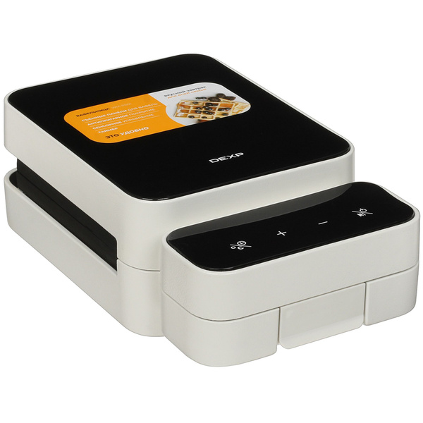 Вафельница DEXP WM-P601 600 Вт, венские вафли, антипригарное покрытие ...