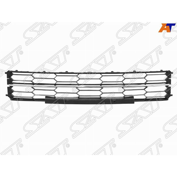 Решетка переднего бампера для Шкода Суперб 2 2013-2015, Skoda Superb 2 ...