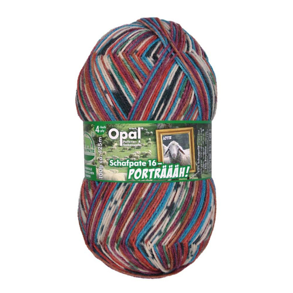 Пряжа Opal Schafpate 16 Portrait 11450 (100г 425м, 75% шерсть суперуош ...