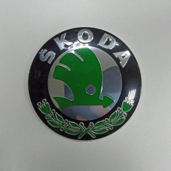 Эмблема Skoda Шкода 79мм купить c доставкой на OZON по низкой цене ...