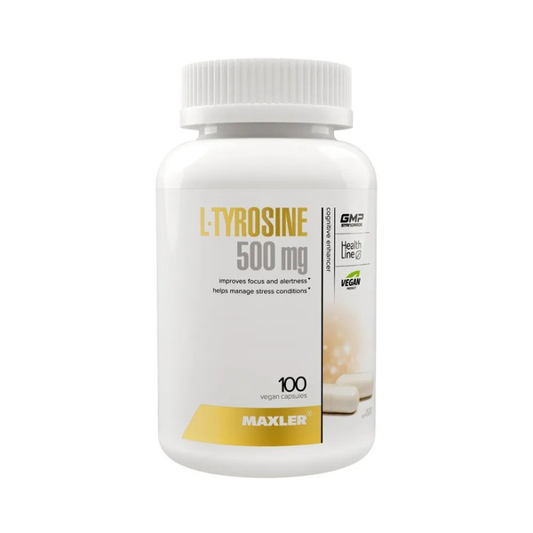 Аминокислота Л-Тирозин Maxler L-Tyrosine 500 мг, 100 капсул купить на ...