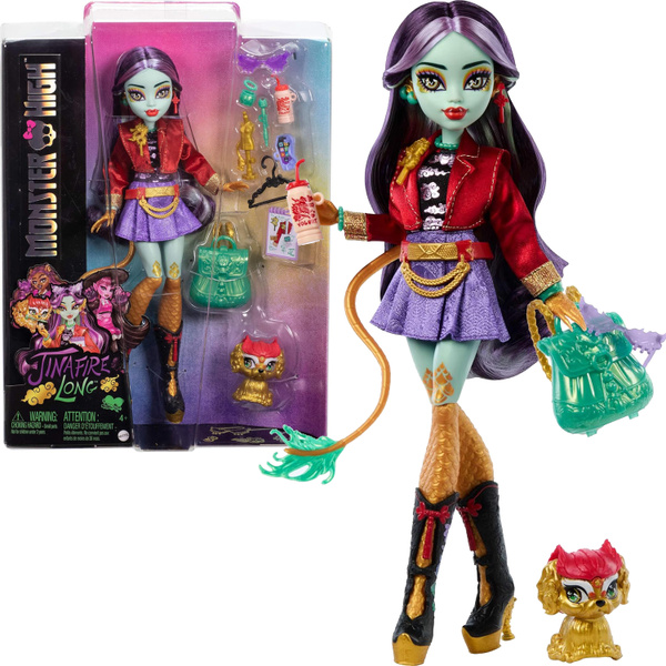 Кукла Монстер Хай Джинафаер Лонг с питомцем Юн Юн Monster High Jinafire ...