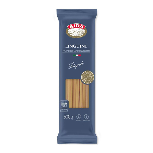 Макароны Aida Linguine Лапша, цельнозерновые, 500 г купить на OZON по ...