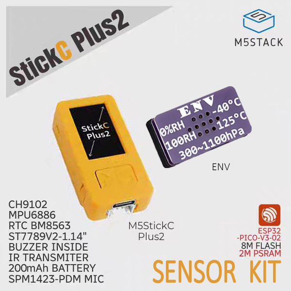 M5Stack StickC Plus2 Комплект ESP32 купить на OZON по низкой цене ...