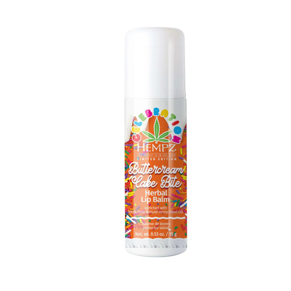 HEMPZ Травяной бальзам для губ Celebration Buttercream Cake Bite Herbal ...