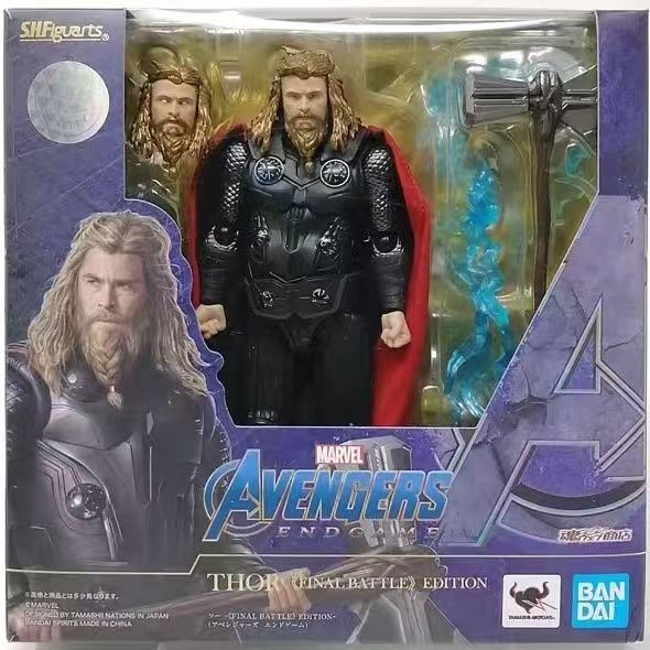 Bandai SHF Финальная битва Мстителей, Тор, Толстая кукла ручной работы ...