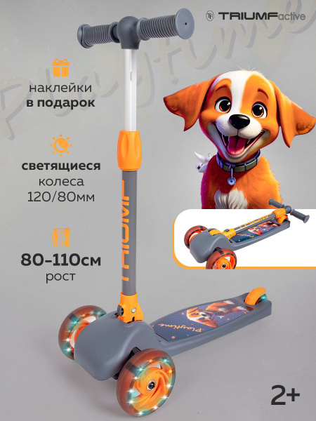 Самокат Городской Triumf Active Mini Up Flash SKL-06AH, купить c ...