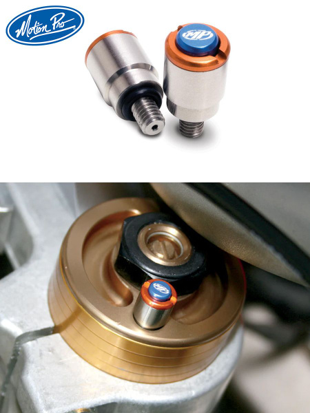 Kit Sfiato Forcella Motion PRO 11-0080 - Valvole Di Sfiato In Acciaio Inox M4x0.7mm Per WP 43/48 E SX/SXF/XC