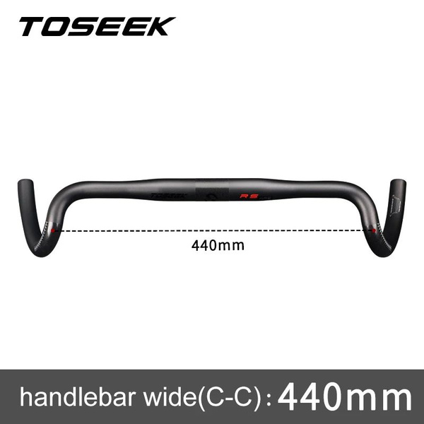 Руль TOSEEK Carbon Exotropism Gravel 31,8 мм для шоссейного велосипеда ...