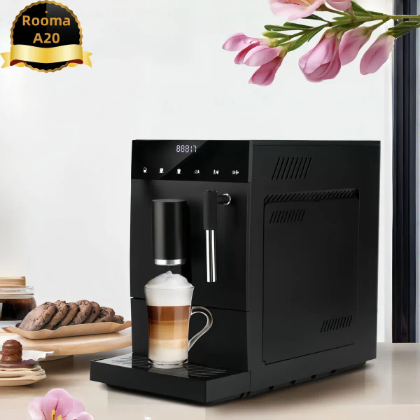Кофеварка гейзерная электрическая Кофемашина для капучино Rooma A20 ...