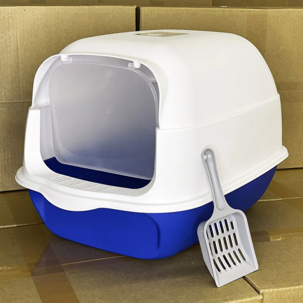 Лоток для кошек закрытый большой - купить с доставкой по выгодным ценам ...