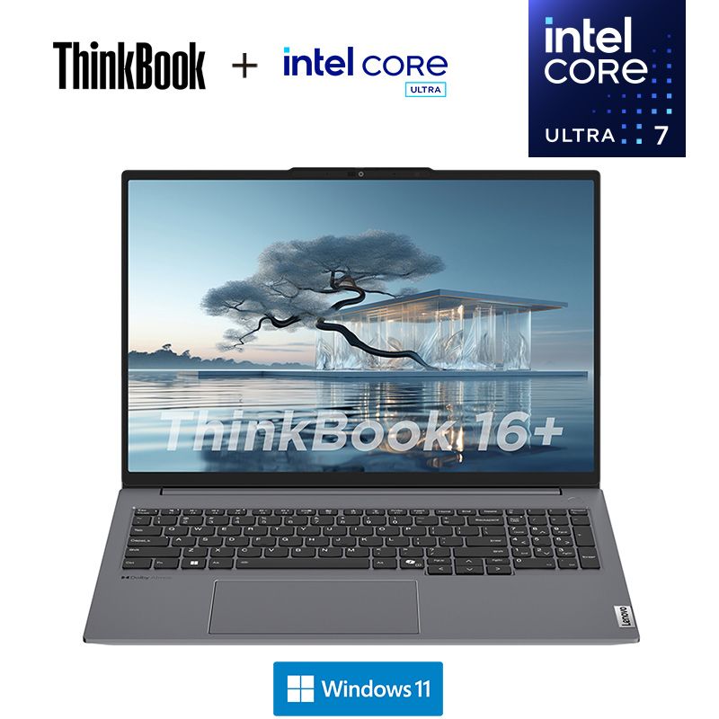 LenovoThinkBook16+2024Ноутбук16",IntelCoreUltra7155H,RAM16ГБ,SSD,IntelIrisXeGraphics,WindowsHome,серый,Английскаяраскладка