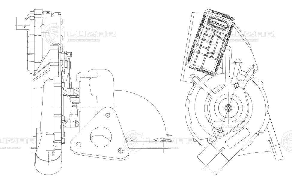 Турбокомпрессор/ Ford Transit 06>