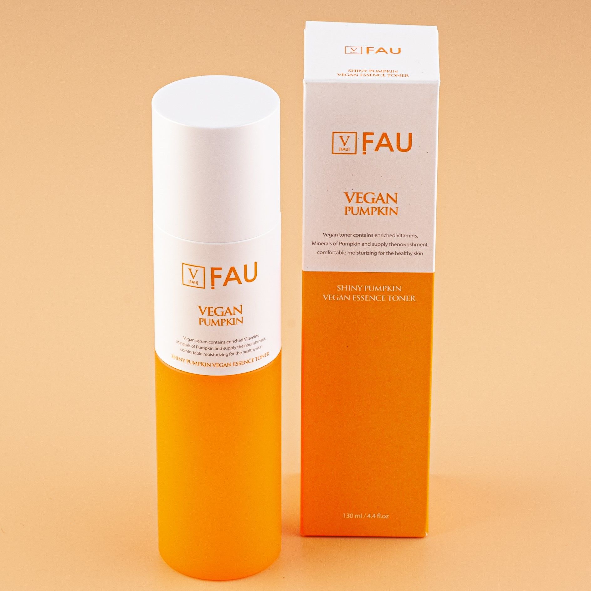 Корея FAU/Тонер-Эссенция Веган для увлажнения кожи, 130 мл.; Shiny Pumpkin Vegan Essence Toner/Коллекция Pumpkin ВЕГАН