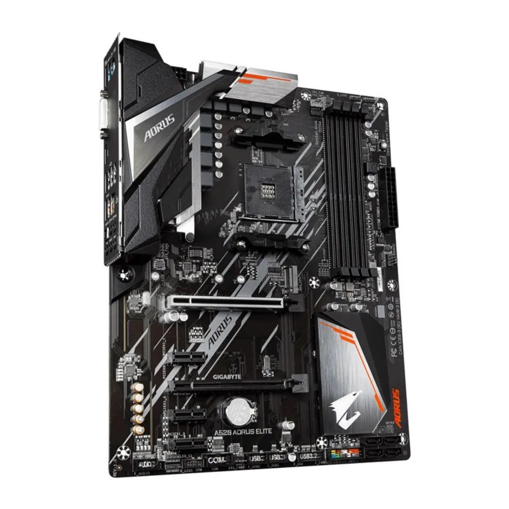 МатеринскаяплатаGIGABYTEA520AORUSELITE(AM4,AMDA520,128ГБ,PCIE3.0),A520AORUSELITE